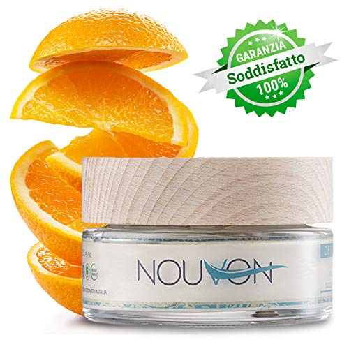 DETOX FILLER MASK | Nouvon | mascarilla BIO con vitamina C, ácido hialurónico puro y arcilla, limpia el acné y las espinillas, reduce los poros y las arrugas | 100% BIO certificado | NICKEL TESTED