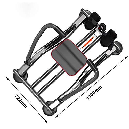 DFANCE MáQuinas de Remo para Uso DoméStico, Remo de 360 ° MultifuncióN, Remo Silencioso con Cubierta de Ventosa y Pantalla LCD, Sistema de Resistencia HidráUlica Ajustable, Carga de 150 kg