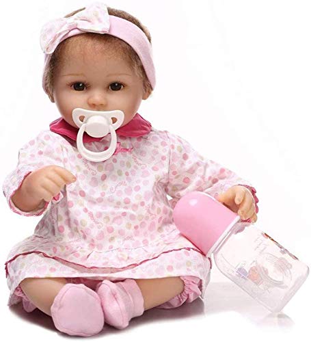 dfff Muñecas Reborn Hechas a Mano: 15 Pulgadas, Vida Real, Cuerpo Completo, Vinilo de Silicona, muñeca Reborn Realista, Aspecto Realista, Juguete para niñas pequeñas, niños pequ