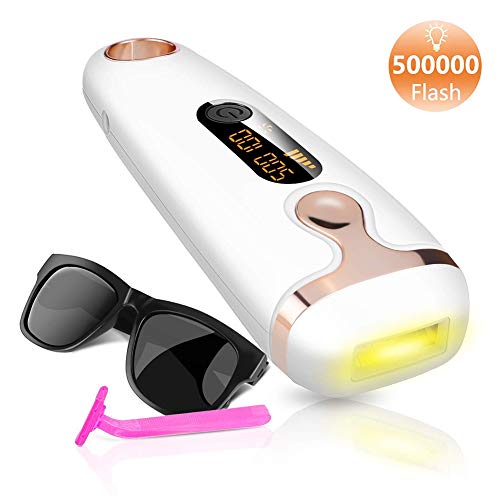 DFFFGGX La eliminación del Vello de la Mujer y el Hombre IPL Dispositivo de depilación, 500.000 Flash Mujer Facial máquina de eliminación del Cuerpo sin Dolor Profesional del Cabello