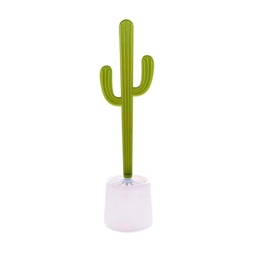 Dhink Escobilla para el Inodoro con Forma de Cactus. Cepillo Cactus para el Baño o W.C. 47cm de Alto