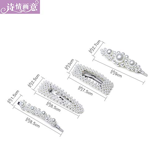 Diademas Y Cintas Para El Pelo Adornos Para El Pelo 2 Piezas De La Horquilla Recortar La Cabeza Clip Chica Folla Adulto Clip De Palabra, B