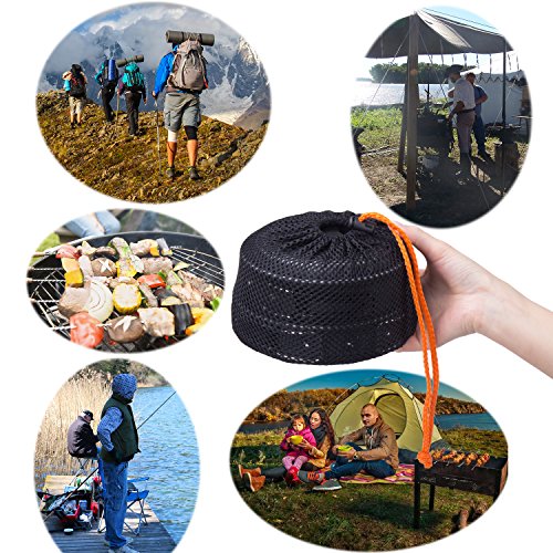 Diealles Utensilios Cocina Camping, Set Cocina Camping para Excursión, Acampada, Senderismo, Adecuado para 1-2 Personas