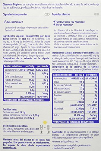 Diemeno Capsulas Duplo, Complemento Alimenticio - 60 Capsulas