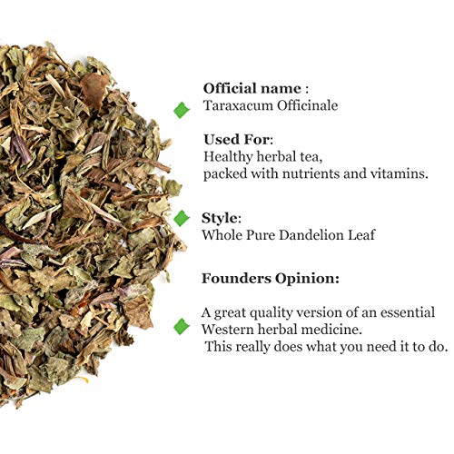 Diente De Leon Hojas Organica - Tarassaco Hoja 100g