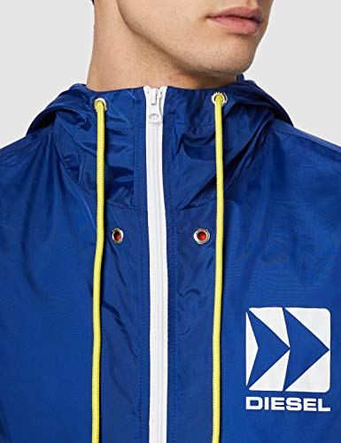 Diesel Bmowt-Harpoon Sudadera con Capucha, Azul (Mazarine Blue 89v/0wavl), Medium para Hombre