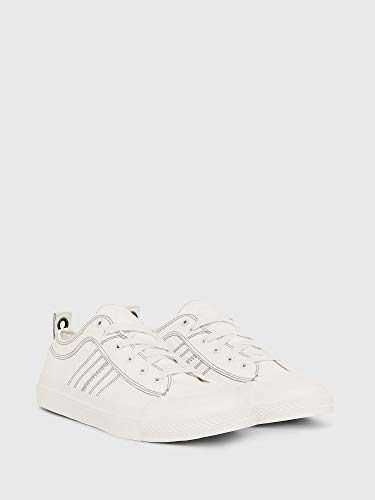 Diesel S-astico Low Lace, Zapatillas para Hombre, Blanco (Star White T1015/Pr012), 44 EU