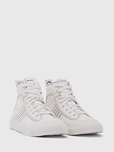 Diesel S-astico Mid Lace, Zapatillas para Hombre, Blanco (Star White T1015/Pr012), 46 EU