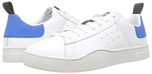 Diesel S-Clever Low, Zapatillas para Hombre, Blanco H4034 H4034, 39 EU
