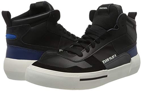 Diesel S-dese, Zapatillas Altas para Hombre, Multicolor (Black/Asphalt/Estate Blue H7812/P2462), 39 EU