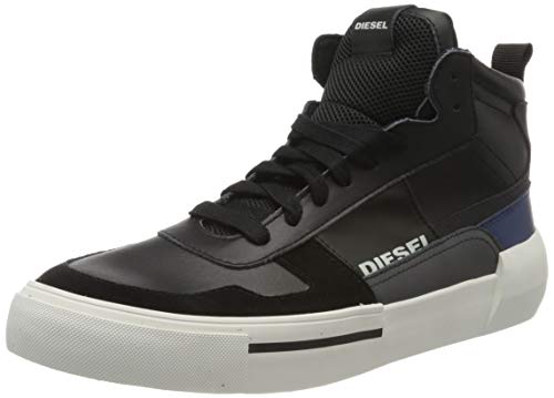 Diesel S-dese, Zapatillas Altas para Hombre, Multicolor (Black/Asphalt/Estate Blue H7812/P2462), 39 EU