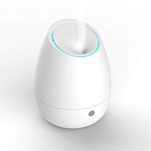 Difusor de Aceite Esencial, Ultrasónico Aromaterapia Humidificador con 7 colores cambiantes de noche para 8 horas Difusor de Aroma, Apagado automático para dormitorio, oficina en casa, spa de yoga