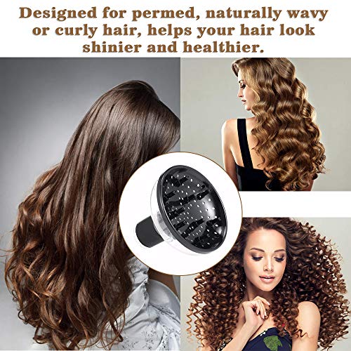 Difusor para secador,Anself Difusor de Cubierta de Cabello Accesorio de Difusor de Cabello Universal para Secador de Cabello Rizado u Ondulado Soplador de Peluquería (#1)