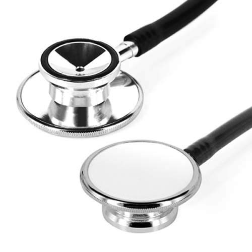 DIGIFLEX Negro Funcional Juguete Estetoscopio Educativo Vestido de Lujo Diafragma y Campana Características