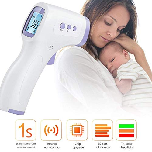 Digital para bebés, con indicador de Fiebre para Adultos y niños (Blanco)