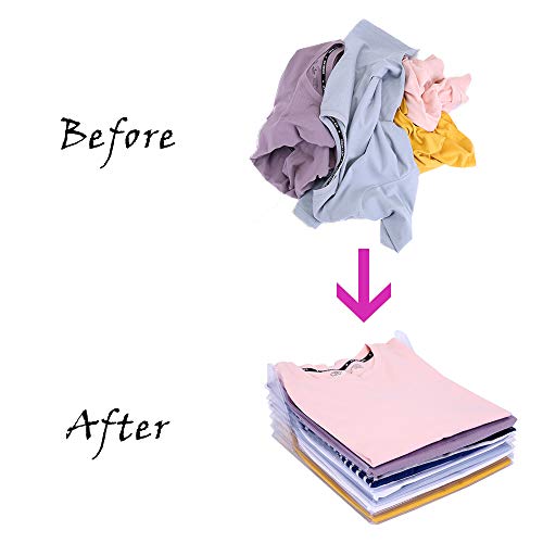 DikerTablero apilador, Equipo para Tablas Plegables, Tablas Plegables Plegables, Camisetas y armarios, cajones, Camisas de estantería (21 Piezas)