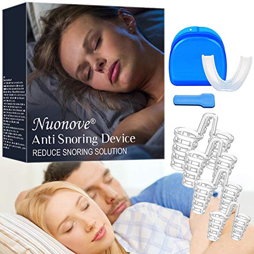 Dilatador Nasal, Anti Ronquido, Dejar De Roncar, Férulas Dentales, 2-en-1 Dispositivos Anti Ronquidos, Promover la respiración y Molares durmientes