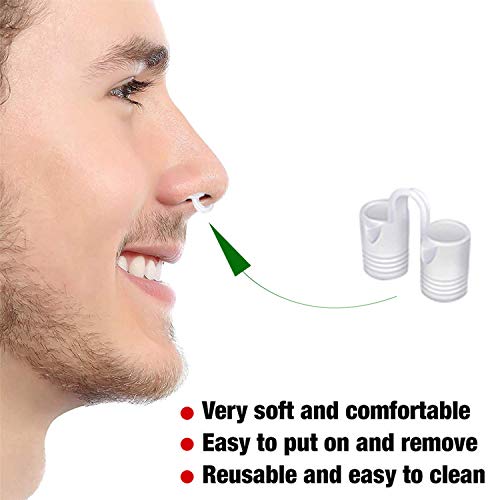 Dilatador Nasal, Antironquidos Nasal Dormir Y Dejar De Roncar, Dilatadores Nasales anti ronquido soluciones - Antirronquidos - Alivia Apnea Del Sueño, Respiración Fuerte Y Congestión Nasal