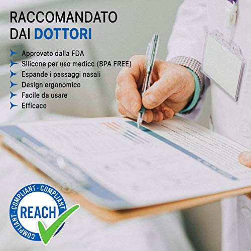Dilatador Nasal Antironquidos para Dormir sin Roncar-Buscas como Dejar de Roncar- Anti Ronquidos Dispositivo Nariz Soluciones Apnea del Sueño Congestion Nasal-Breathe Right Silent Snore Deportivo