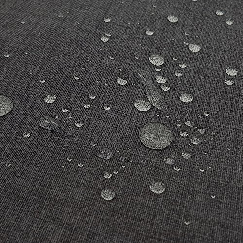 DILUMA Cojin para palés Confort - Cojin de Asiento o Respaldo para sofás palets - Repelente a Las Manchas (NO ES UN Set!), Color:Antracita, Variante:1x Asiento 120x80 cm