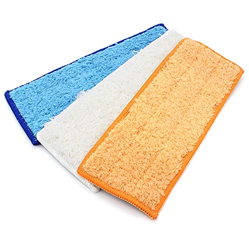 DingGreat 6Pcs Almohadillas de fregona Lavables para iRobot Braava Jet 240 241, Incluye 2 Mopas de Fregado Húmedo + 2 Mojado + 2 Seco