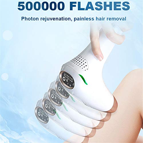 DINGQING Depiladora un láser para la eliminación del Pelo del IPL eléctrico depiladora 3 en 1 para la depilación definitiva con láser Mujeres depilación depilación Máquina,Blanco