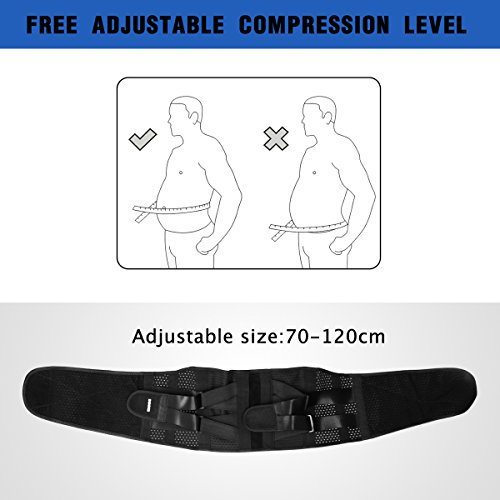 DINOKA Faja Lumbar Hombre/Mujer, Nueva Cínturon Lumbar para Trabajo y Deportiva, Soporte Lumbar para Aliviar el Dolor y Lesiones Prevenir Daños