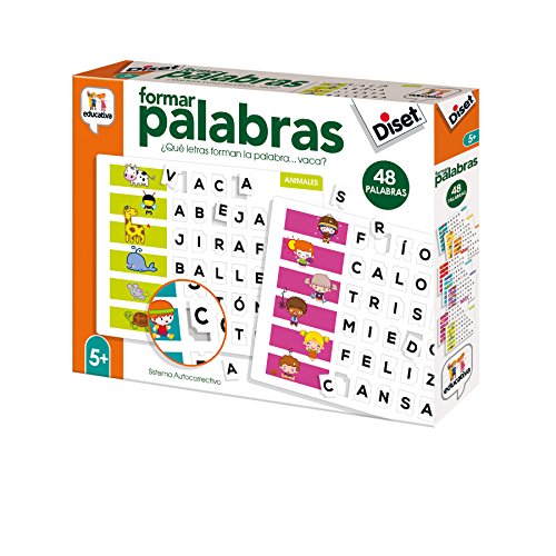 Diset- Aprendo 5 años Juguete educativos Formar Palabras (68952) , color/modelo surtido