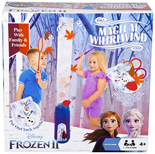 Disney Frozen 2 Juguetes para Niños con Anna Elsa y Olaf, Juego Familiar Interactivo para Interior, Juguetes Educativos Divertidos para Familias, Regalos Originales Frozen Niñas Niños 4-8 Años