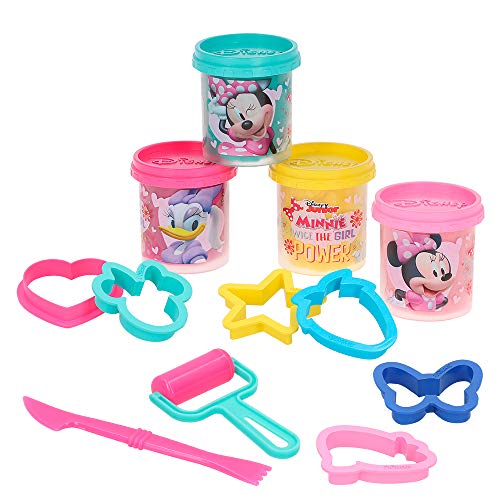 Disney - Kit mochila Minnie con 4 botes plastilina de 57 g y accesorios (77189)
