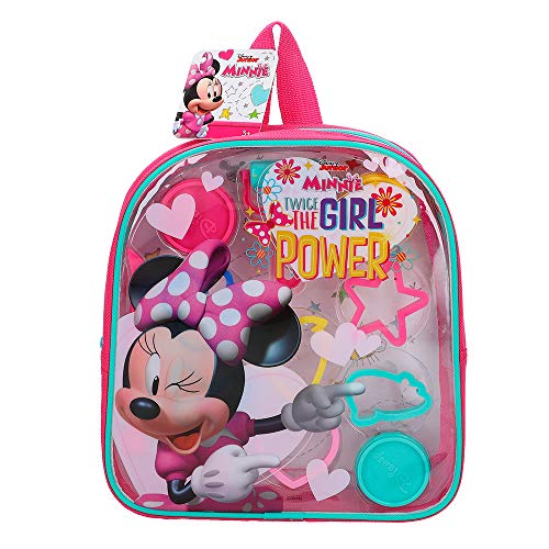 Disney - Kit mochila Minnie con 4 botes plastilina de 57 g y accesorios (77189)