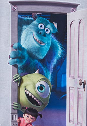 Disney Monsters Inc Pijama para niños, 2 piezas, conjunto de pijamas de algodón suave para niños con personajes Sully, Boo y Mike, regalos para niños y adolescentes de 2 a 14 años Gris gris 13-14 Años