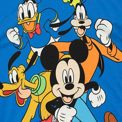 Disney Pijamas de Manga Corta para niños Mickey Mouse Verde 6-7 Años