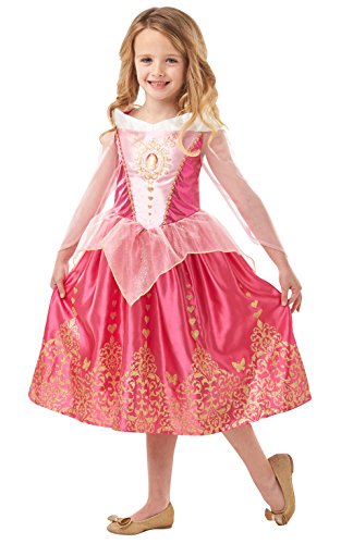 Disney Princess - Disfraz Bella Durmiente Classic DLX Inf, Multicolor, S (Rubies 640714-S)