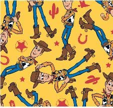 Disney Toy Story - Retales de tela, 5 unidades