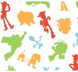 Disney Toy Story - Retales de tela, 5 unidades