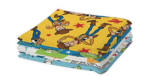 Disney Toy Story - Retales de tela, 5 unidades