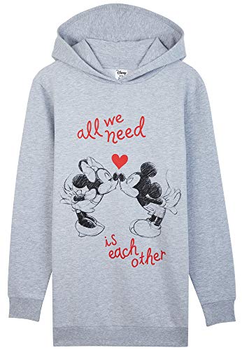 Disney - Vestido con capucha para mujer, Minnie Mouse y Mickey Mouse con capucha para mujer, diseño de jersey de gran tamaño, regalo para mujer