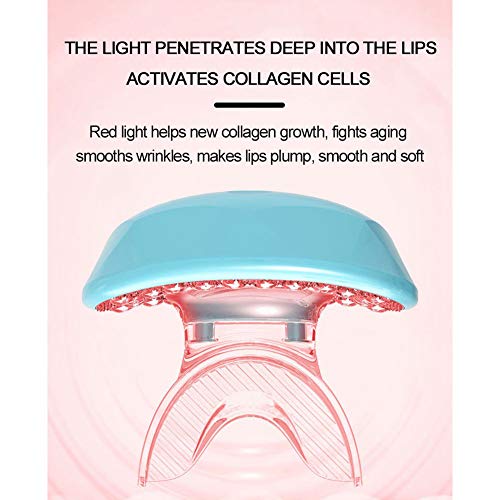 Dispositivo para rellenar los labios, herramienta para rellenar los labios, potenciador del cuidado de los labios más completo, entrenador de labios para mejorar los labios para mujeres y niñas,Blanco