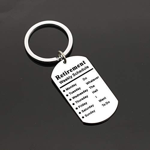 Divertido regalo de jubilación semanal para jefes compañeros de jubilación regalo ideal para profesores enfermeras oficiales militares