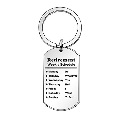 Divertido regalo de jubilación semanal para jefes compañeros de jubilación regalo ideal para profesores enfermeras oficiales militares
