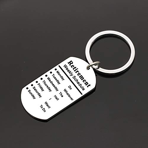 Divertido regalo de jubilación semanal para jefes compañeros de jubilación regalo ideal para profesores enfermeras oficiales militares