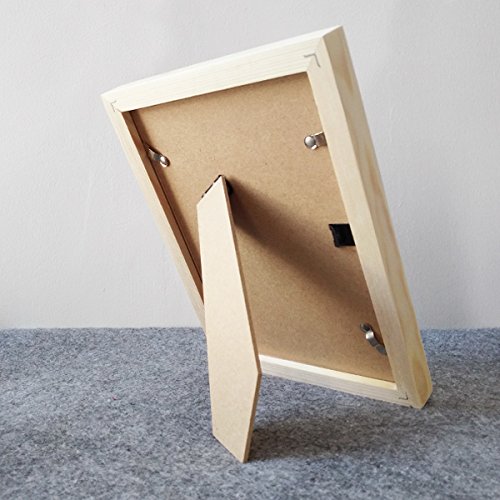 DIYthinker Prado Mariscos España Pintada de Escritorio de Madera Marco de la Foto del Arte Pintura 6X8 Pulgadas