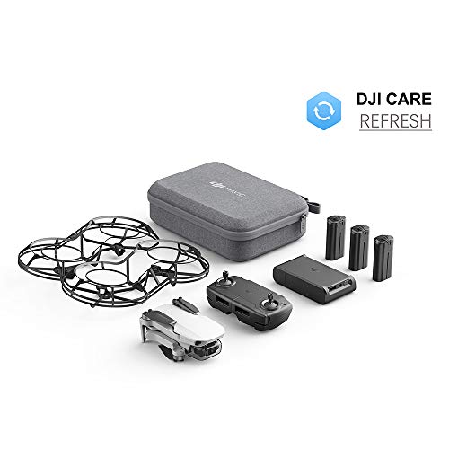 DJI Mavic Mini Combo (EU) + Care Refresh - Dron Ultraligero y Portátil, Batería 30 Minutos, Distancia Transmisión 2 Km, Ofrece Dos Unidades de Remplazo en un Año, Cubre una Gran Variedad de Accidentes