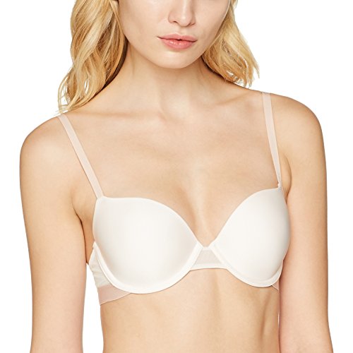 DKNY Intimates Litewear Fishnet Spacer Sujetador con Aros, Beige (Vanilla/Pink Rosewater Eo), 85A (Talla del Fabricante: 32A) para Mujer