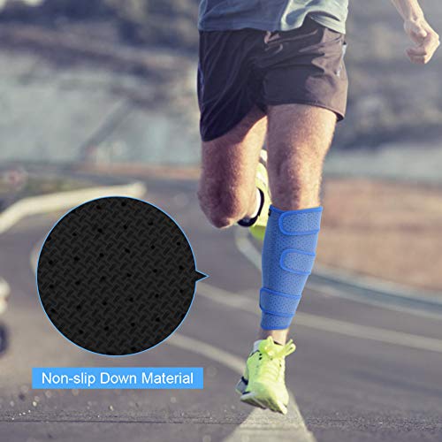 Doact Pantorrillera, Mangas de Compresión Ajustable Soporte la Pantorrilla para Hombres y Mujeres Recuperación de la Lesión Muscular en la Pantorrilla Mayor, Reduce Hinchazón y Acelera la Recuperación