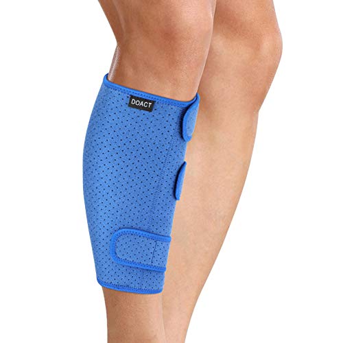 Doact Pantorrillera, Mangas de Compresión Ajustable Soporte la Pantorrilla para Hombres y Mujeres Recuperación de la Lesión Muscular en la Pantorrilla Mayor, Reduce Hinchazón y Acelera la Recuperación