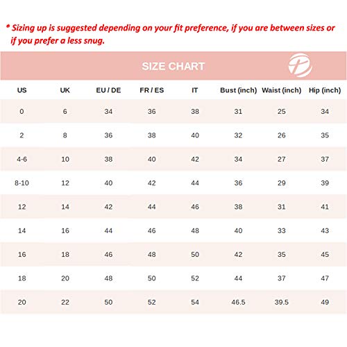 DOBREVA - Bañador con Falda Traje de baño de Una Pieza Halter para Mujer Negro 46