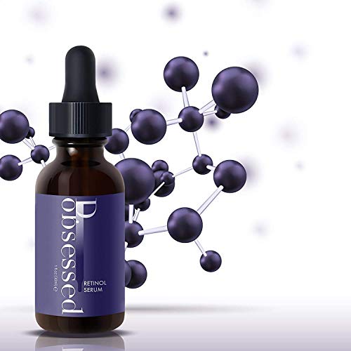 D.obsessed Serum 2.5% Retinol y Ácido Hialurónico + Vitamina C - Mejor Tratamiento para el Acné, Cicatrices, Manchas, Pigmentación, Líneas de Expresión y Arrugas - para Cara, Ojos y Cuello (30ml)