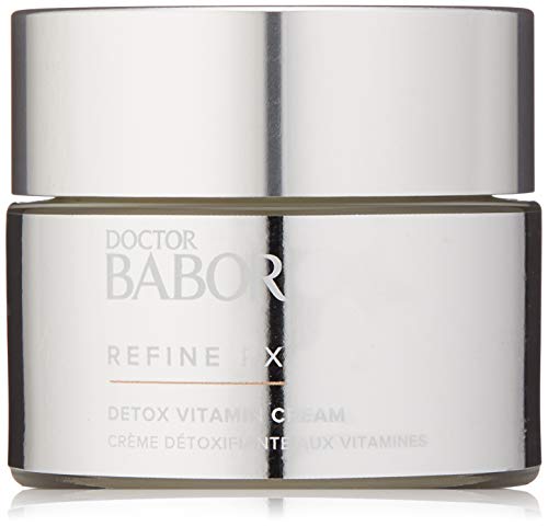 DOCTOR BABOR Detox Vitamina Cream, Crema facial antioxidante, contra el impacto ambiental, en piel cansada, vegana, 50 ml